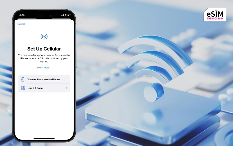 Hãy cài đặt eSIM du lịch trước khi bay tại nhà để có sẵn Wifi kích hoạt